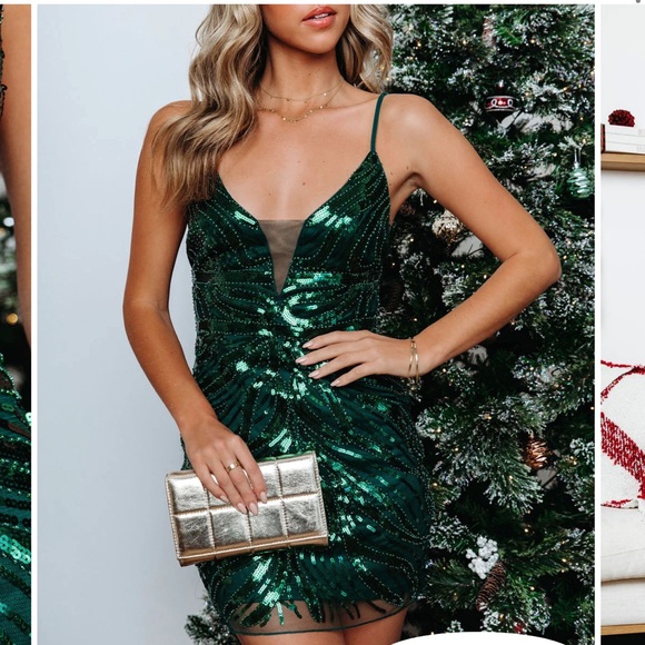 NEW Minuet Walk Away Sequin Mini Dress, Vici Dolls-sold out online! - Picture 3 of 10